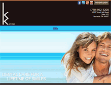 Tablet Screenshot of kksmiles.com